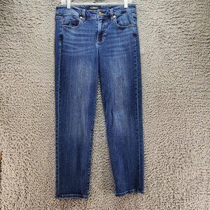 Liverpool Jeans Womens 10/30 The Girlfriend Blue Cotton Blend Stretch